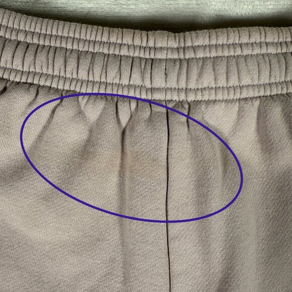 Alo Yoga Sweat Shorts Women Size XS Dusty Pink 3'' Inseam Soft Running Gym - Picture 10 of 16